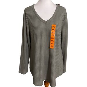 Chaser Olive Long Sleeve Top